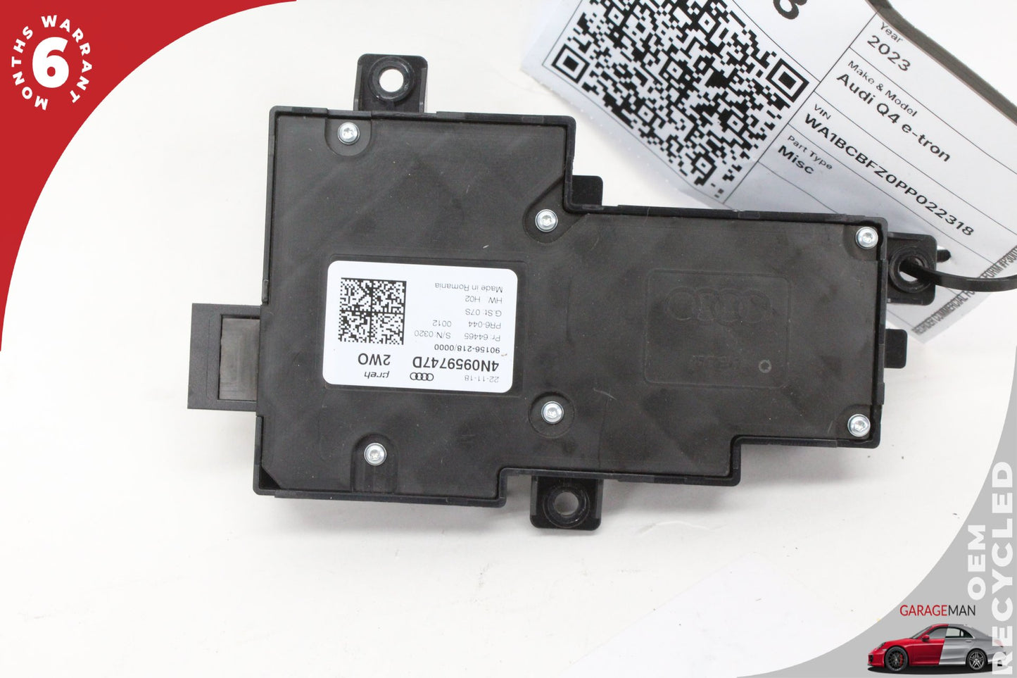 2022-2025 Audi Q4 E-Tron Front Left Seat Adjust Control Switch 4N0959747D OEM