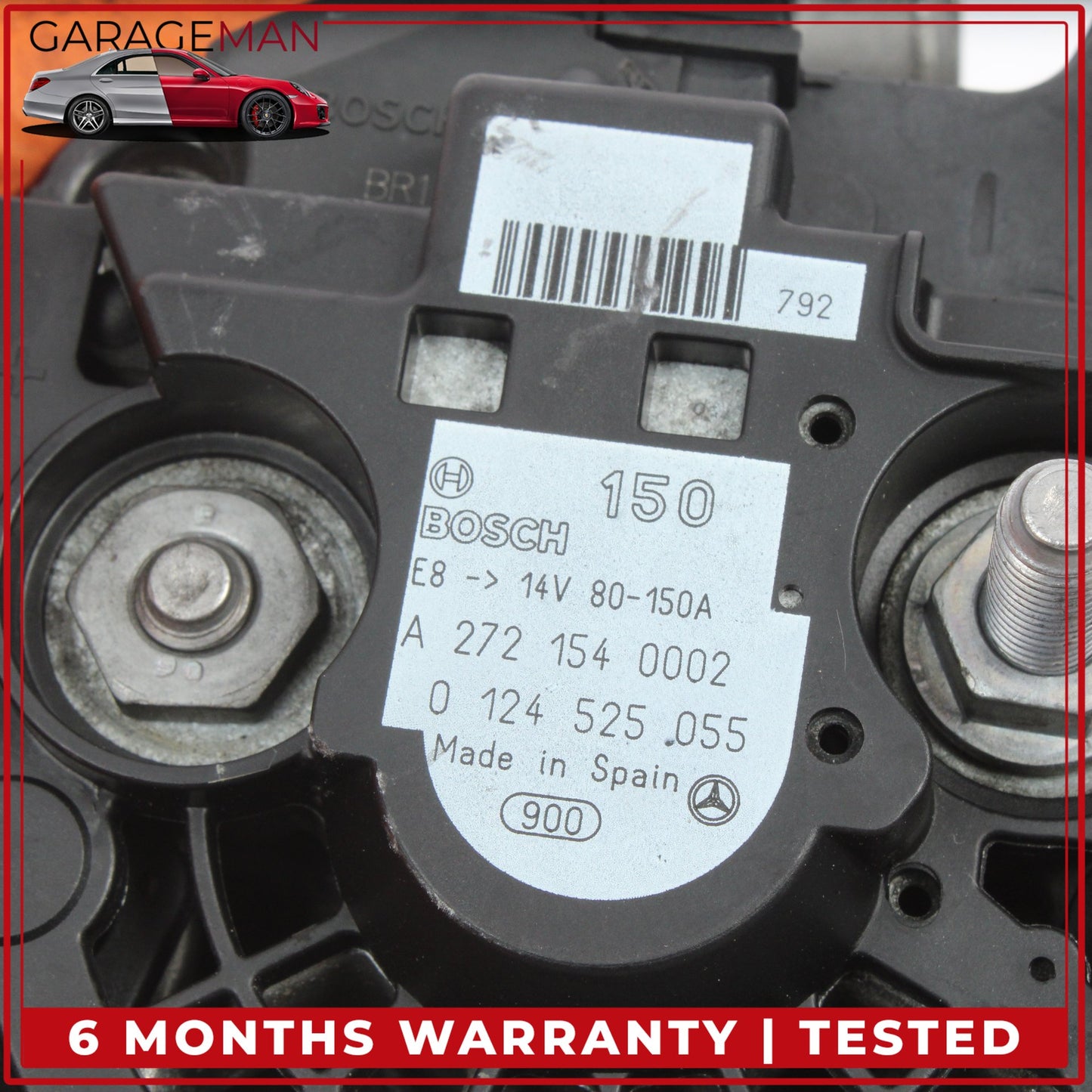 2006-2011 Mercedes W209 CLK350 Alternator Generator 150A 14V 2721540002 OEM