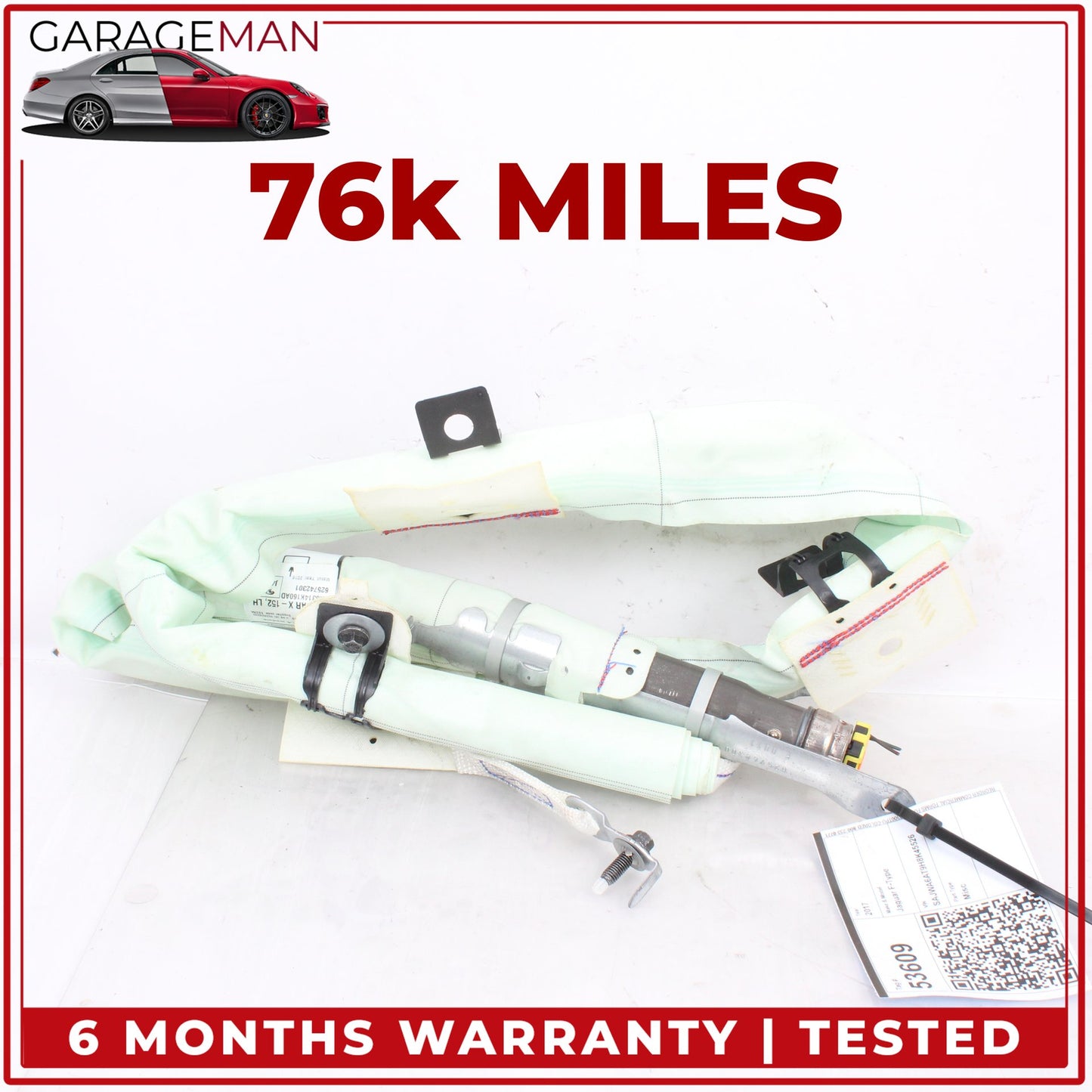 2014-2024 Jaguar F-Type X152 Left Side Upper Roof Curtain Air Bag Airbag OEM