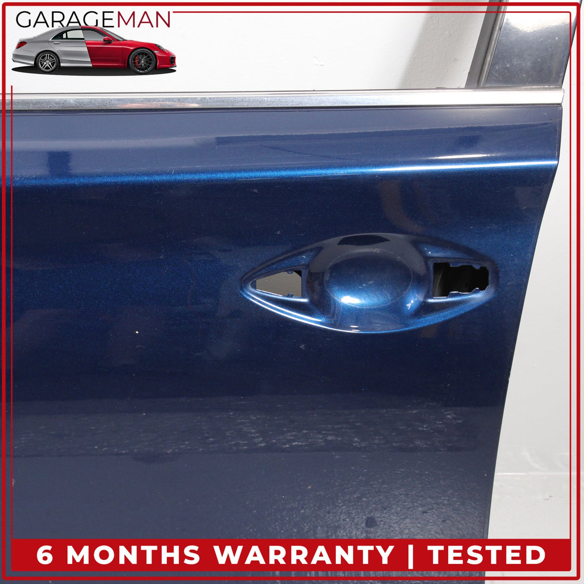 2014-2024 Infiniti Q50 V37 Front Left Driver Side Door Shell Blue H010A4GAMA OEM