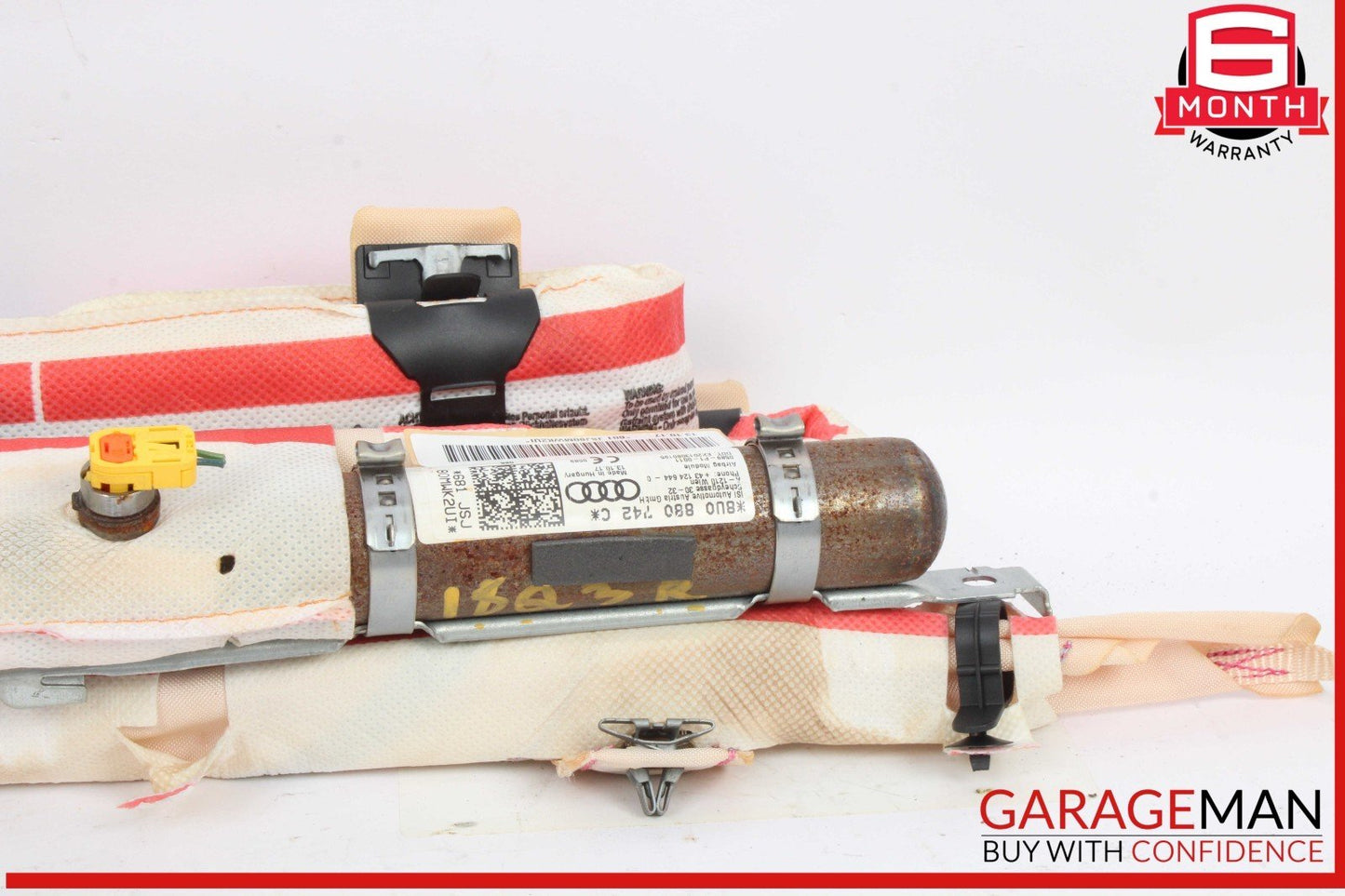 15-18 Audi Q3 Right Passenger Side Upper Roof Curtain Air Bag 8U0880742C OEM
