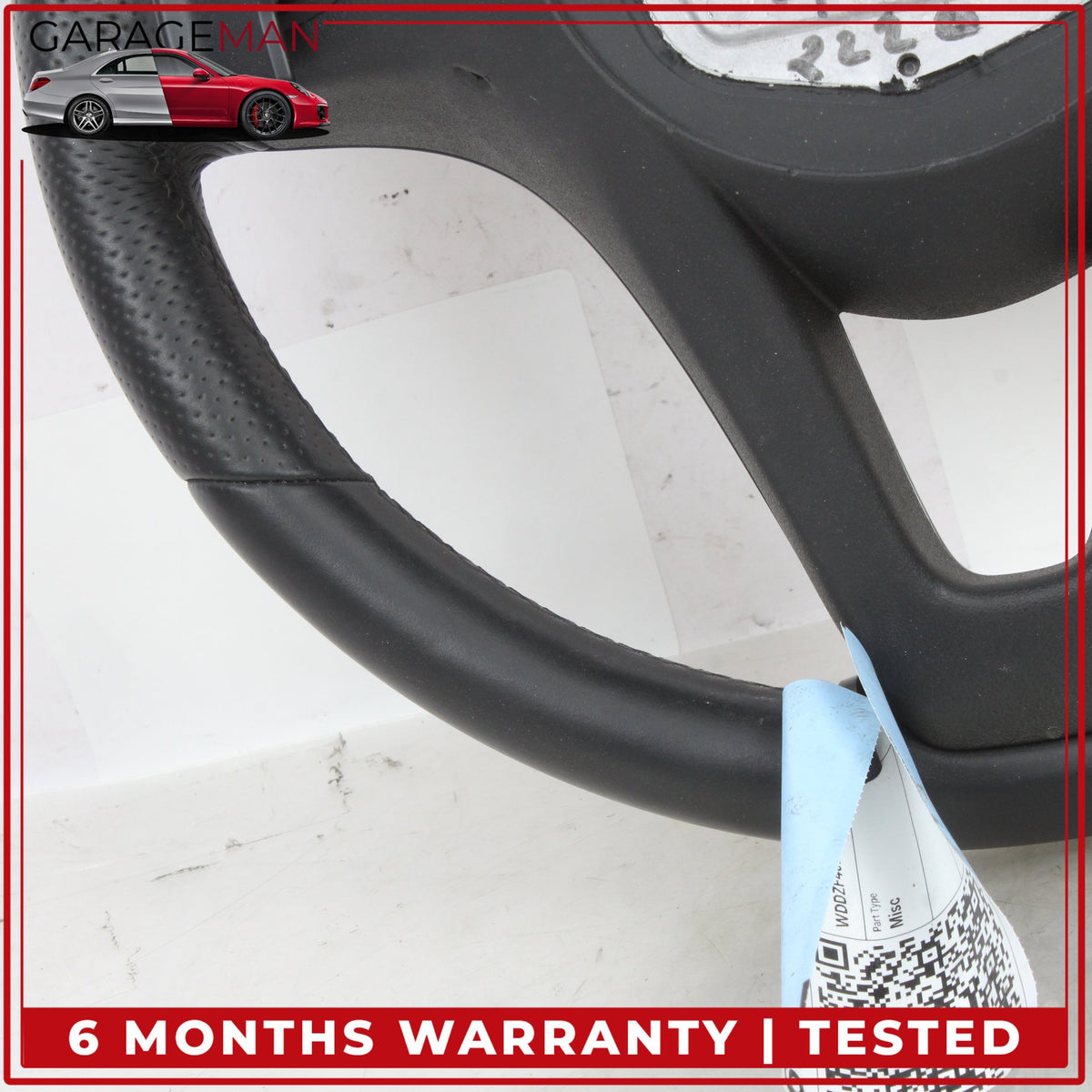 2015-2019 Mercedes W213 E300 Front Left Steering Wheel w/ Paddle Shifters OEM
