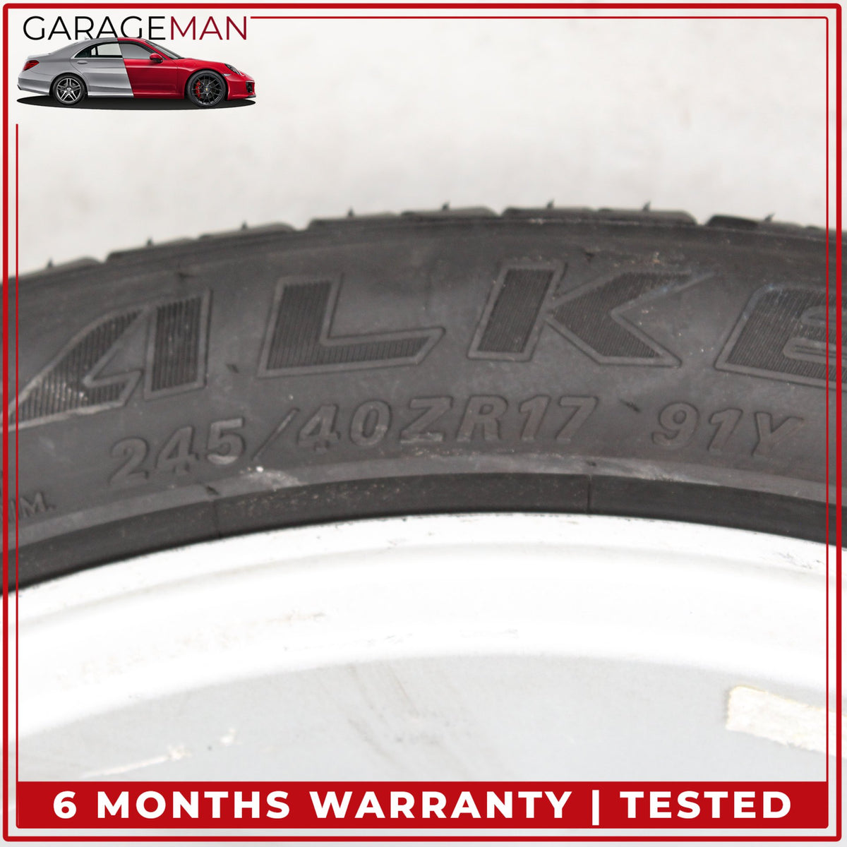 1995-2002 Jaguar XK8 Front or Rear Wheel Rim w/ Falken Tire 8JX17CHX33 OEM