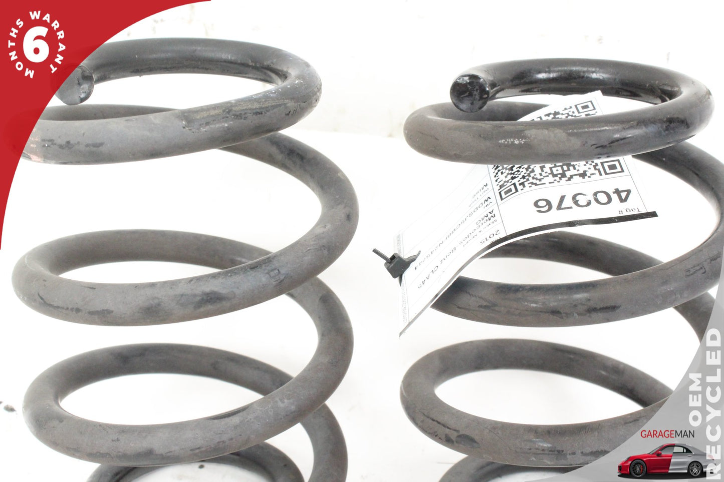 2014-2019 Mercedes W117 CLA45 AMG Rear Right & Left Side Coil Spring Set OEM