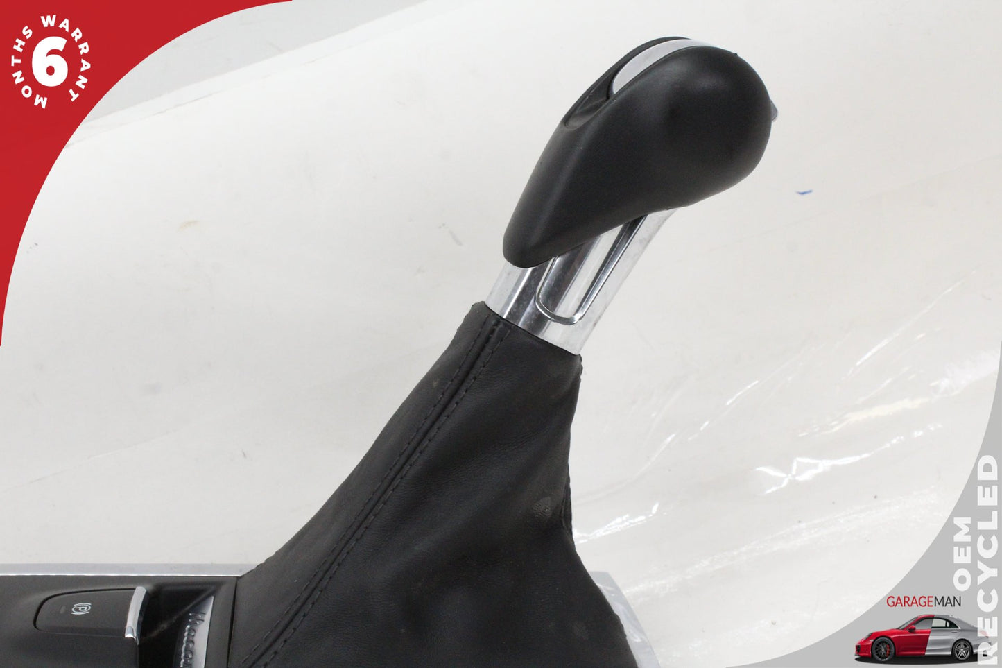 2015-2018 Porsche Macan 95B Center Console Shifter Knob Boot Trim Cover OEM