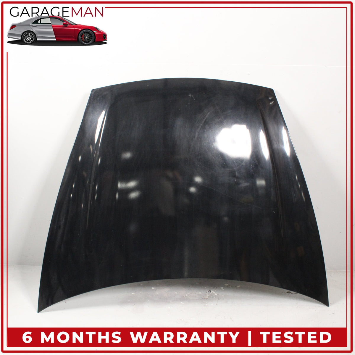 2003-2010 Porsche Cayenne 955 Turbo Front Hood Bonnet Panel Black OEM