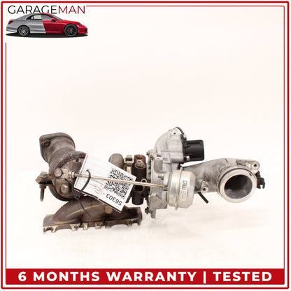 2014-2020 Mercedes W212 E400 M276 Left Turbocharger Turbo Charger Manifold OEM
