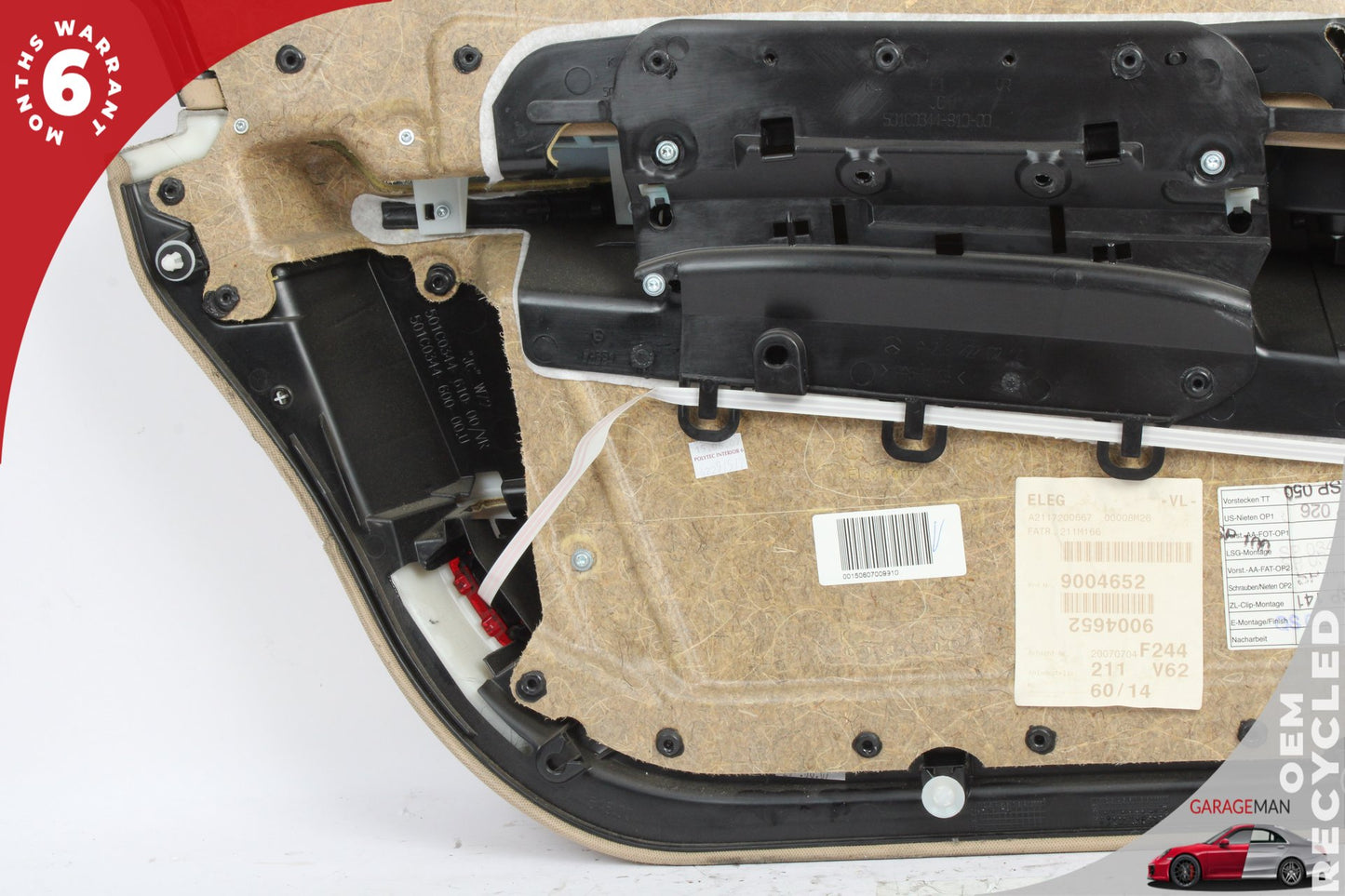 07-09 Mercedes-Benz E350 W211 Sedan Front Right Passenger Side Interior Door Trim Panel 2117200667