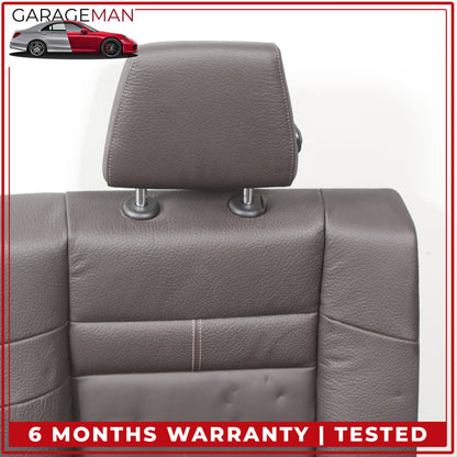2014-2021 BMW i3 Rear Upper and Lower Seat Bench Cushion w/ Headrest Brown OEM