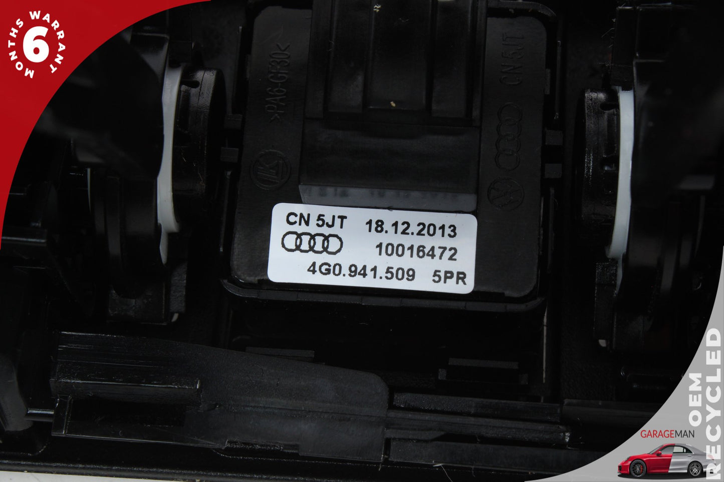 2012-2018 Audi A6 A7 Center Dash Air Vent Hazard Switch 4G0941509 OEM