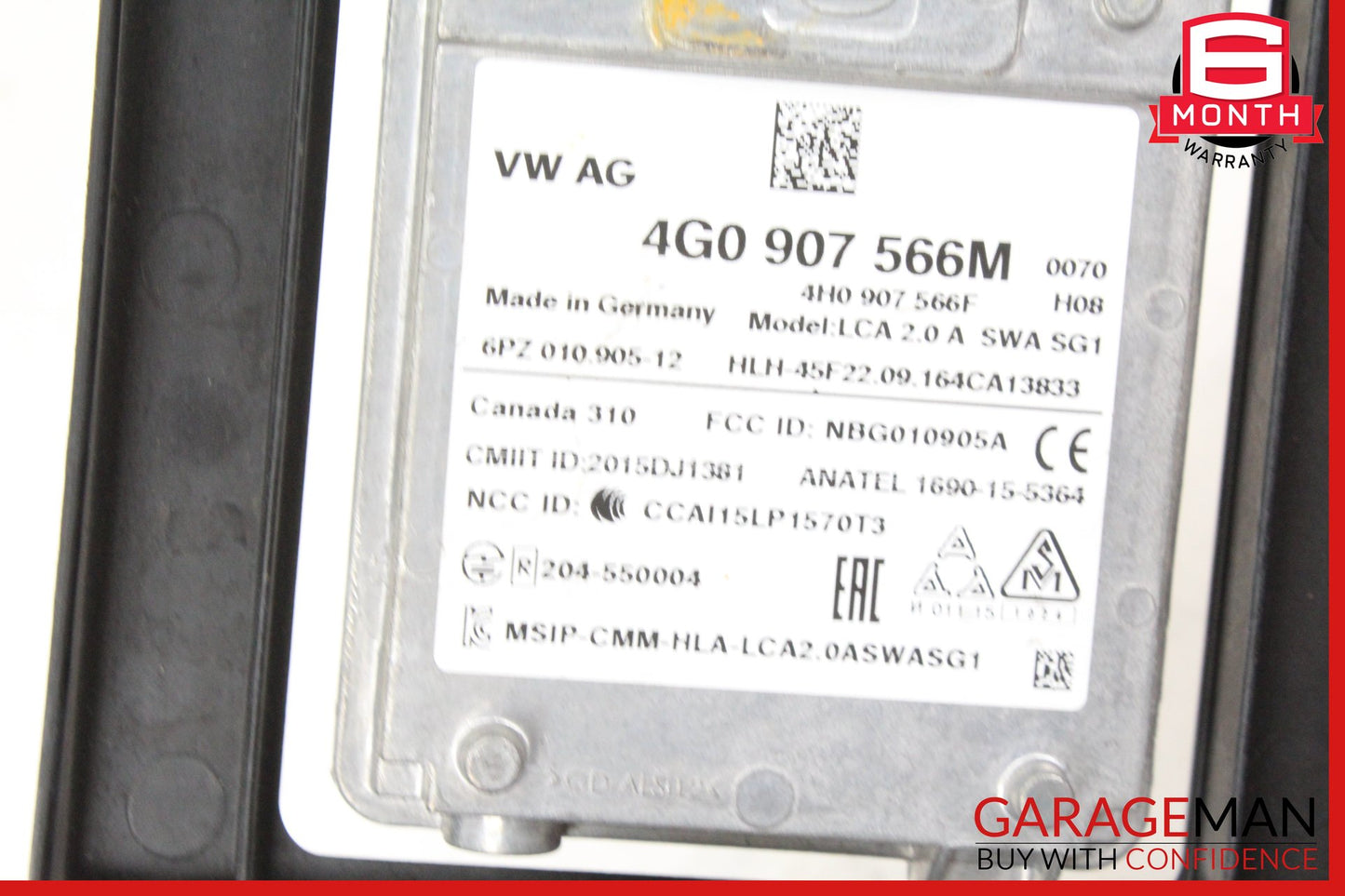 2012-2018 Audi A6 A7 Rear Left Side Lane Assist Blind Spot Radar Sensor OEM