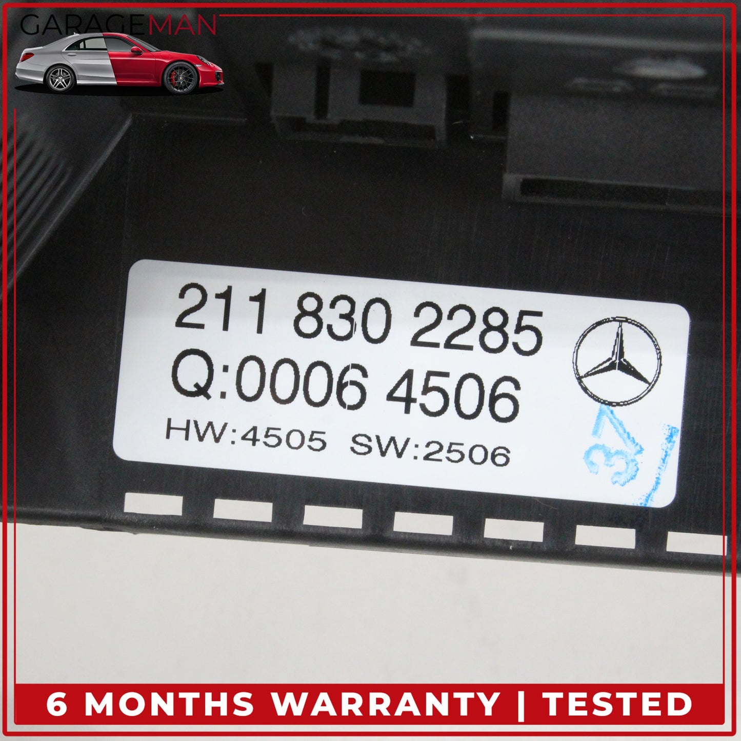 2007-2009 Mercedes W211 E350 A/C Heater Climate Control Switch 2118302285 OEM