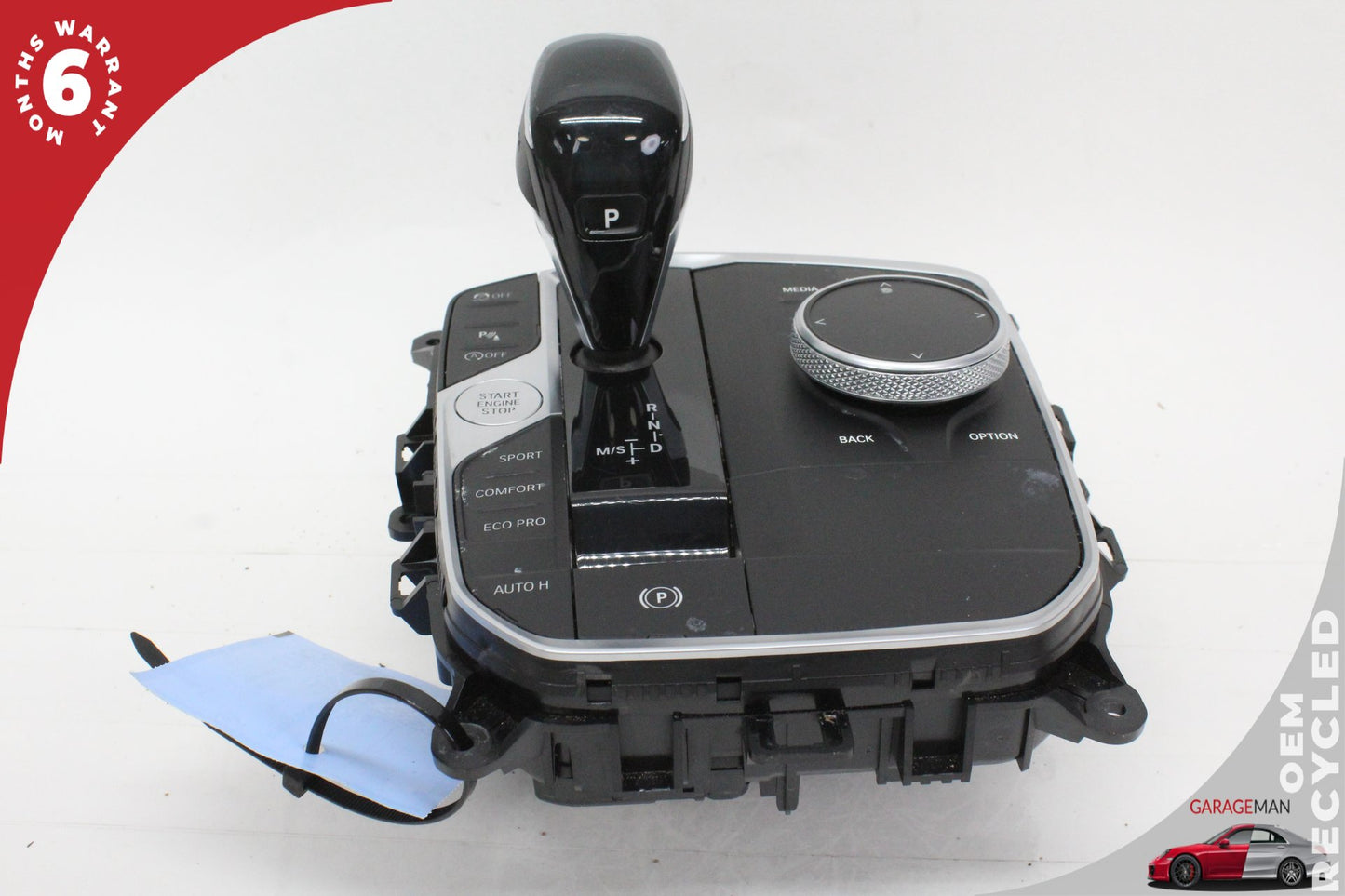 2019-2022 BMW 330i G20 RWD Front Center Console Shifter Trim w/ Switch 9433339 OEM