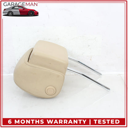 2012-2018 Audi A6 A7 Front Left and Front Right Side Seat Headrest Beige OEM