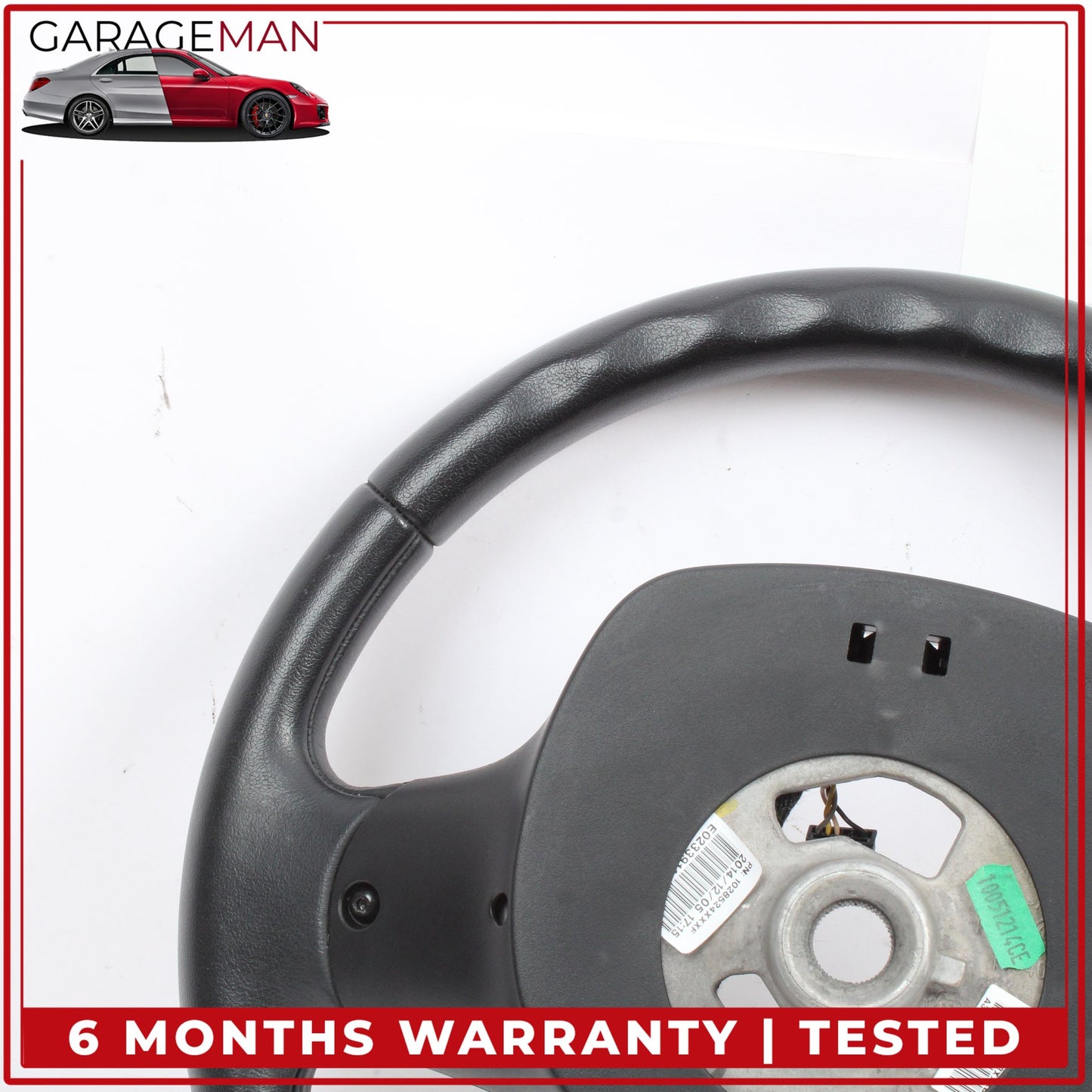 2014-2021 BMW i3 I01 Front Left Driver Side Steering Wheel Black 6870168 OEM