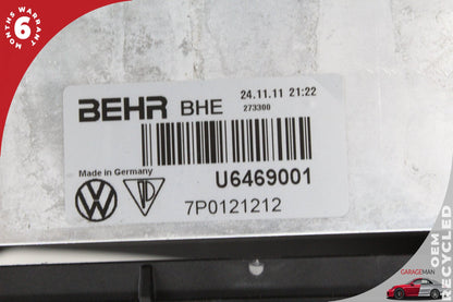 2011-2018 Porsche Cayenne 958 Hybrid S Right Side Auxiliary Radiator OEM