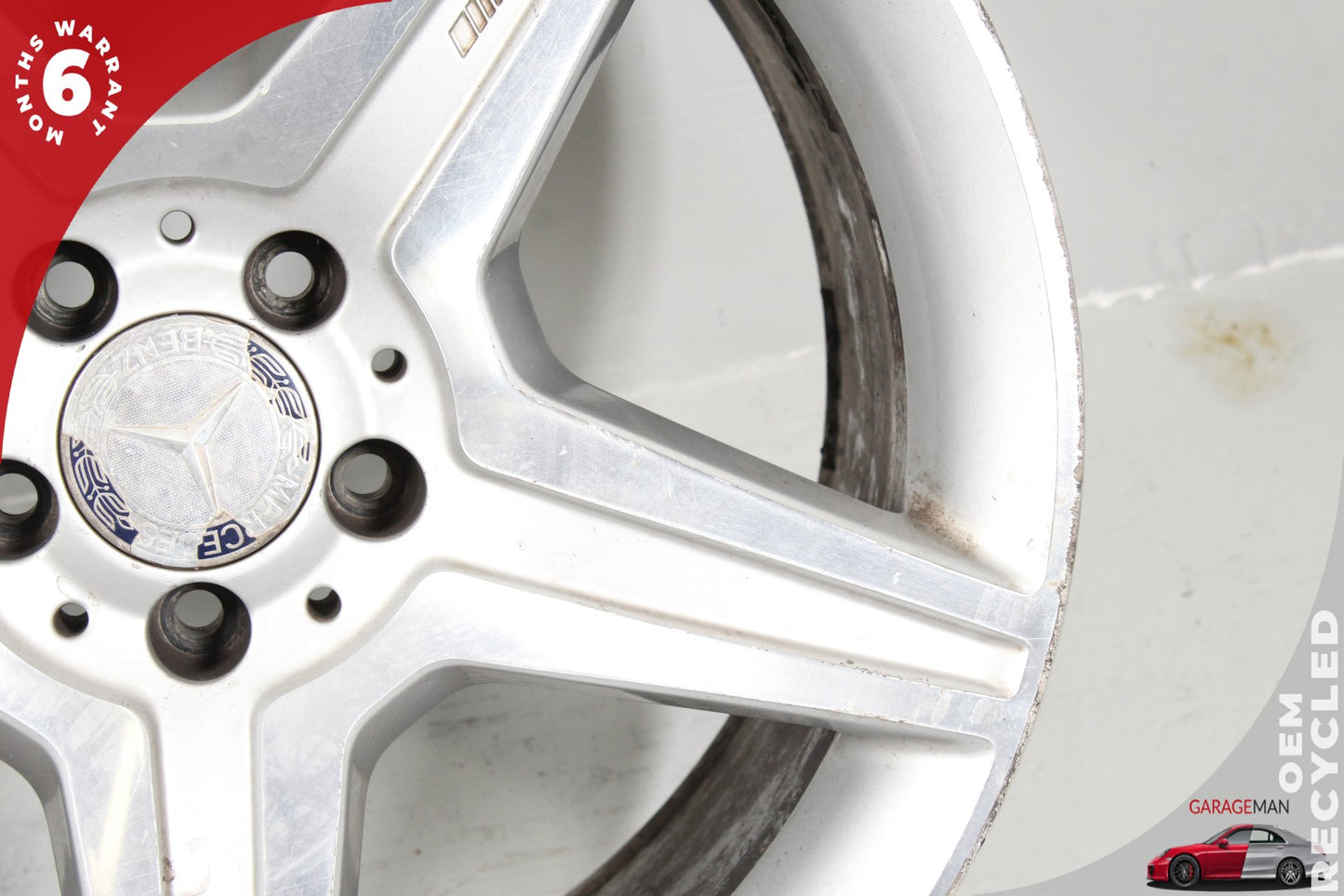 2010-2012 Mercedes W221 S550 CL550 Rear Wheel Rim 9.5JX19H2 ET43 2214016102 OEM