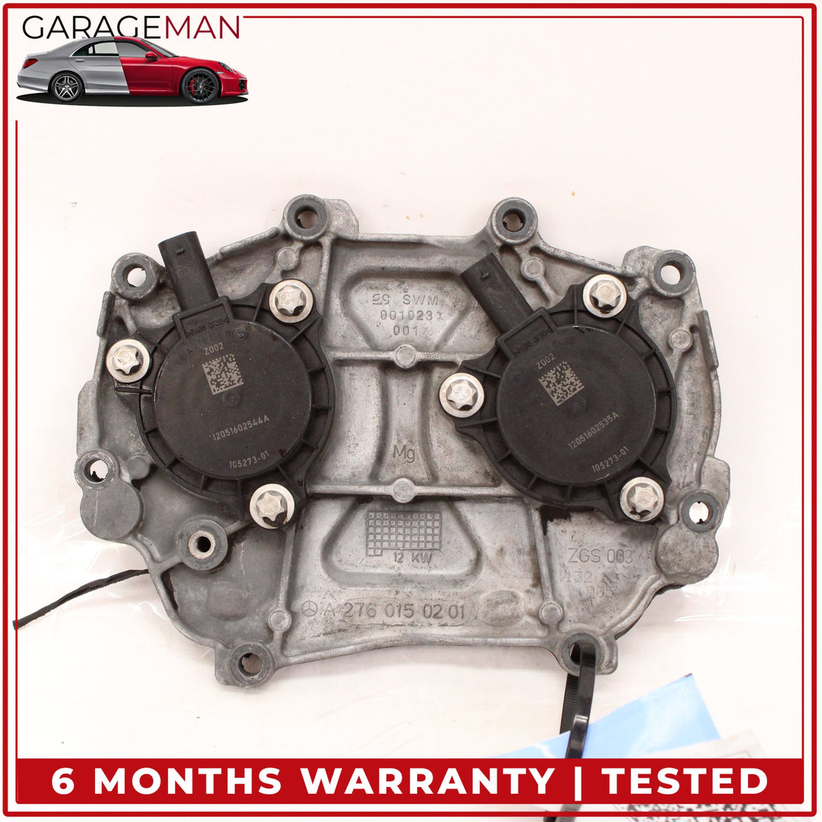 2012-2018 Mercedes C207 E550 Engine Timing Chain Cover Plate 2760150201 OEM