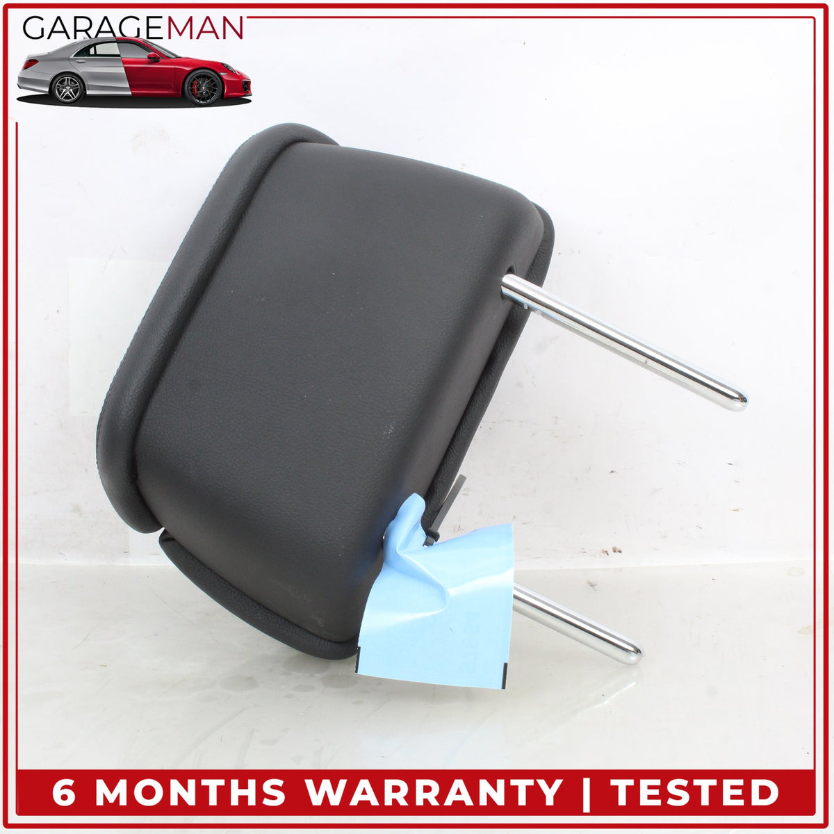 2011-2018 Audi A8 S8 Rear Left and Right Side Seat Headrest Set Black OEM