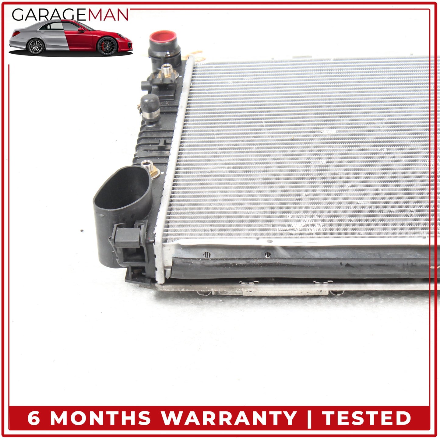 2003-2006 Mercedes R230 SL500 Engine Cooling Radiator AC Condenser Assembly OEM