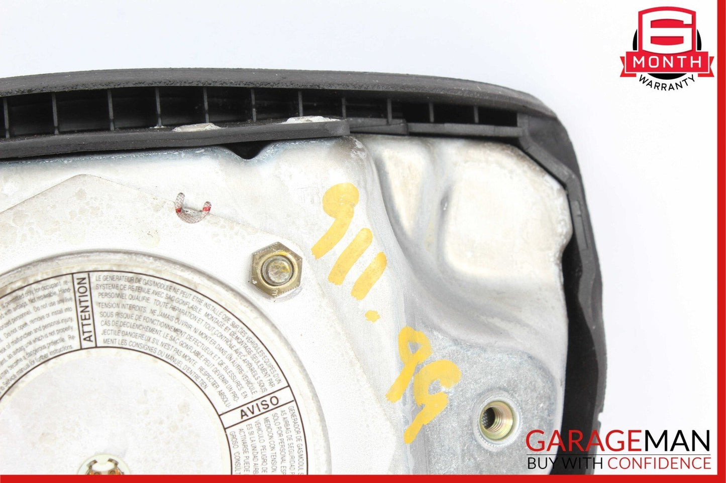98-00 Porsche Boxster 986 Carrera 911 996 Steering Wheel Airbag Air Bag Black