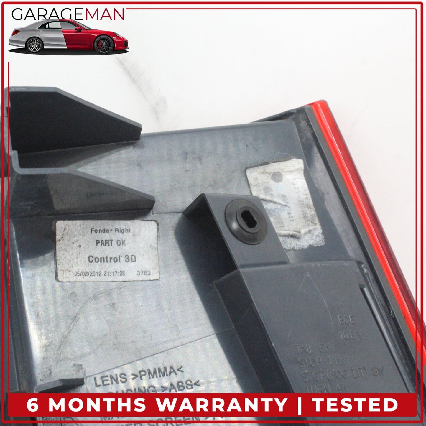 2010-2013 BMW 550i 535i GT Rear Right Passenger Side Outer Tail Light Lamp OEM