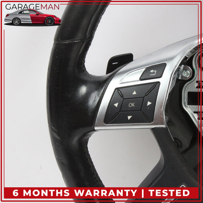 2012-2016 Mercedes W166 ML350 GL450 Driver Steering Wheel w/ Paddle Shifters OEM