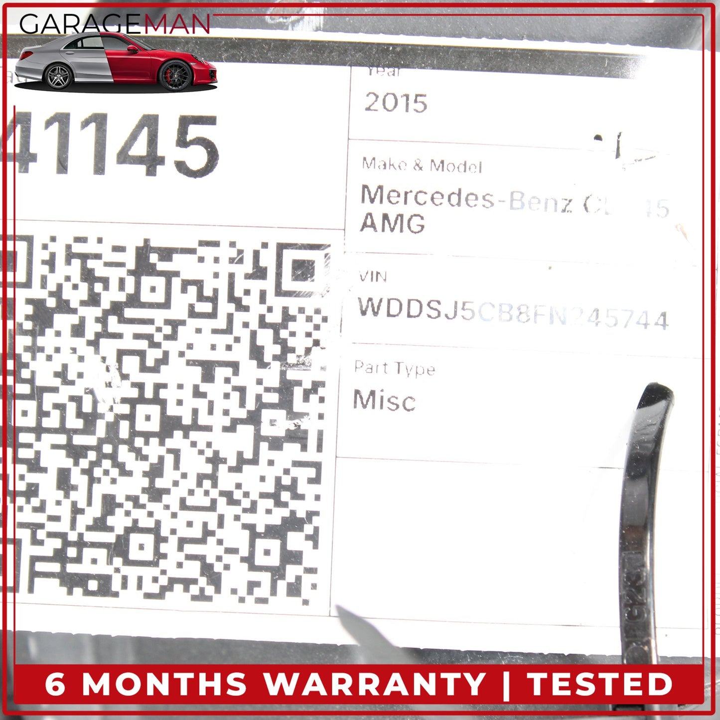 2014-2020 Mercedes W117 CLA45 AMG Rear Subframe w/ Sway Bar 1763501200 OEM