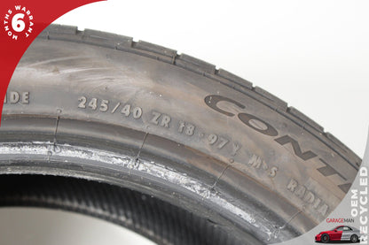 245/40 ZR18 97Y Continental Control Contact Sport Tire All Season