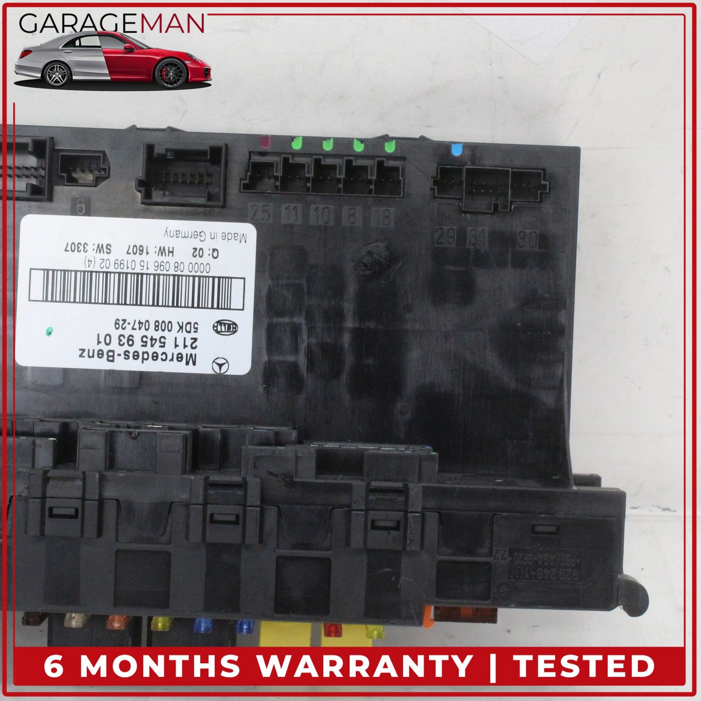 2003-2011 Mercedes W219 CLS550 Rear Trunk Relay Fuse Box Module 2115459301 OEM