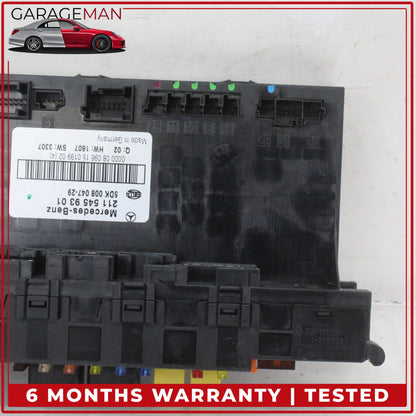 2003-2011 Mercedes W219 CLS550 Rear Trunk Relay Fuse Box Module 2115459301 OEM