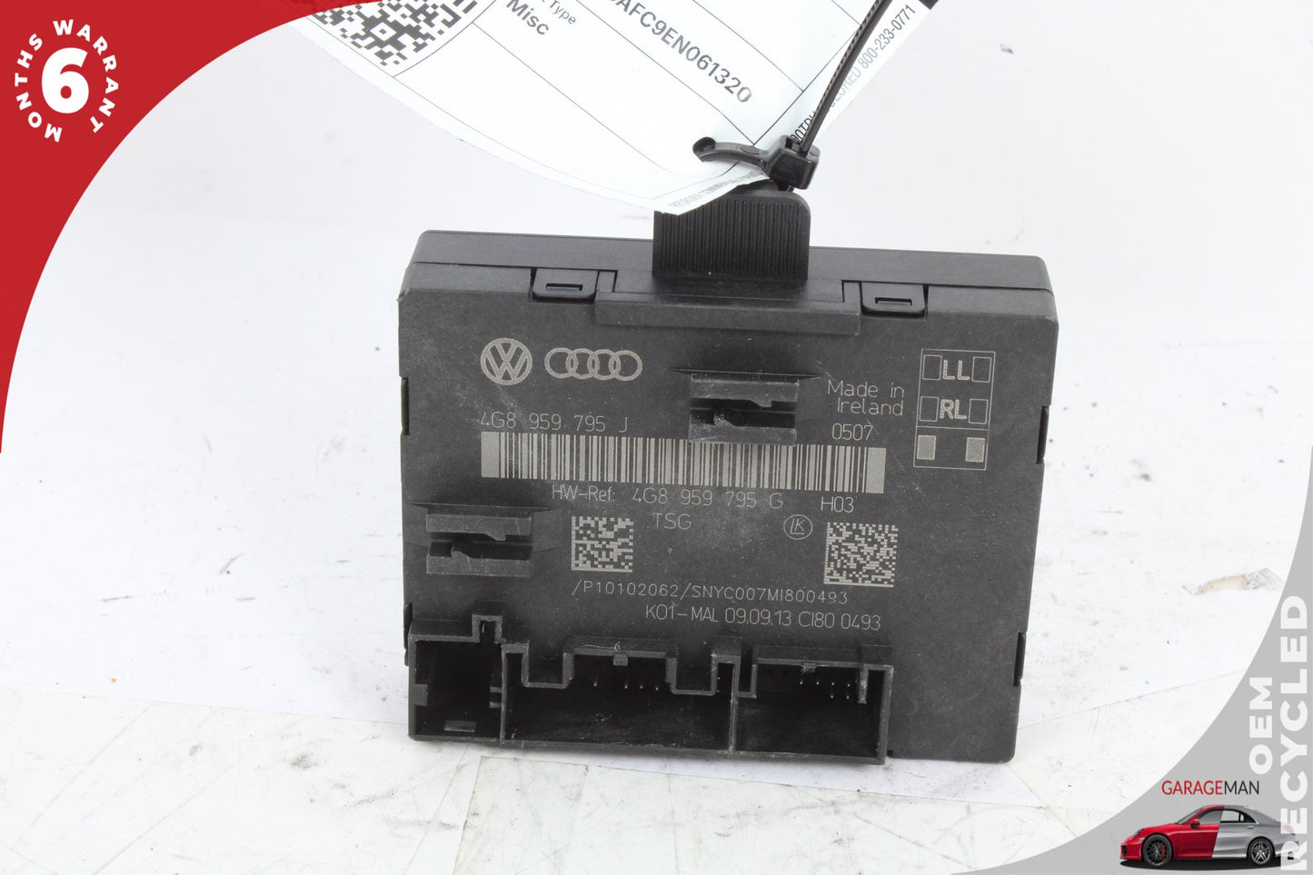 2012-2018 Audi A7 A6 Rear Left or Right Side Door Control Module 4G8959795J OEM
