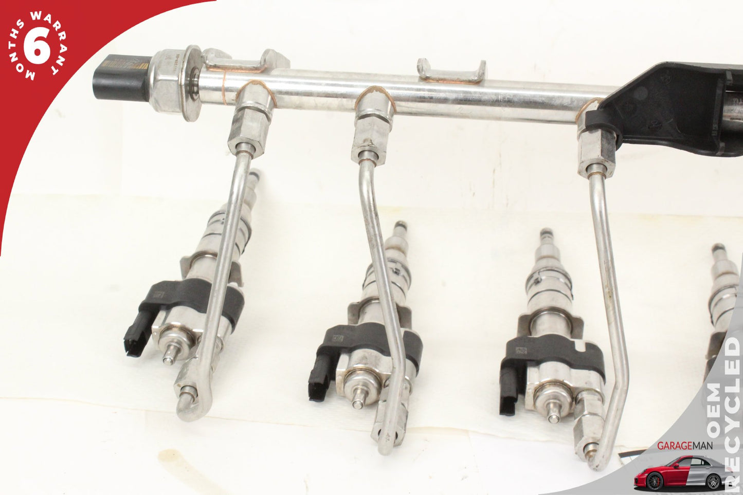 2007-2013 BMW 335is 135i 535i 3.0L Engine Fuel Rail w/ Injectors 7585261 OEM