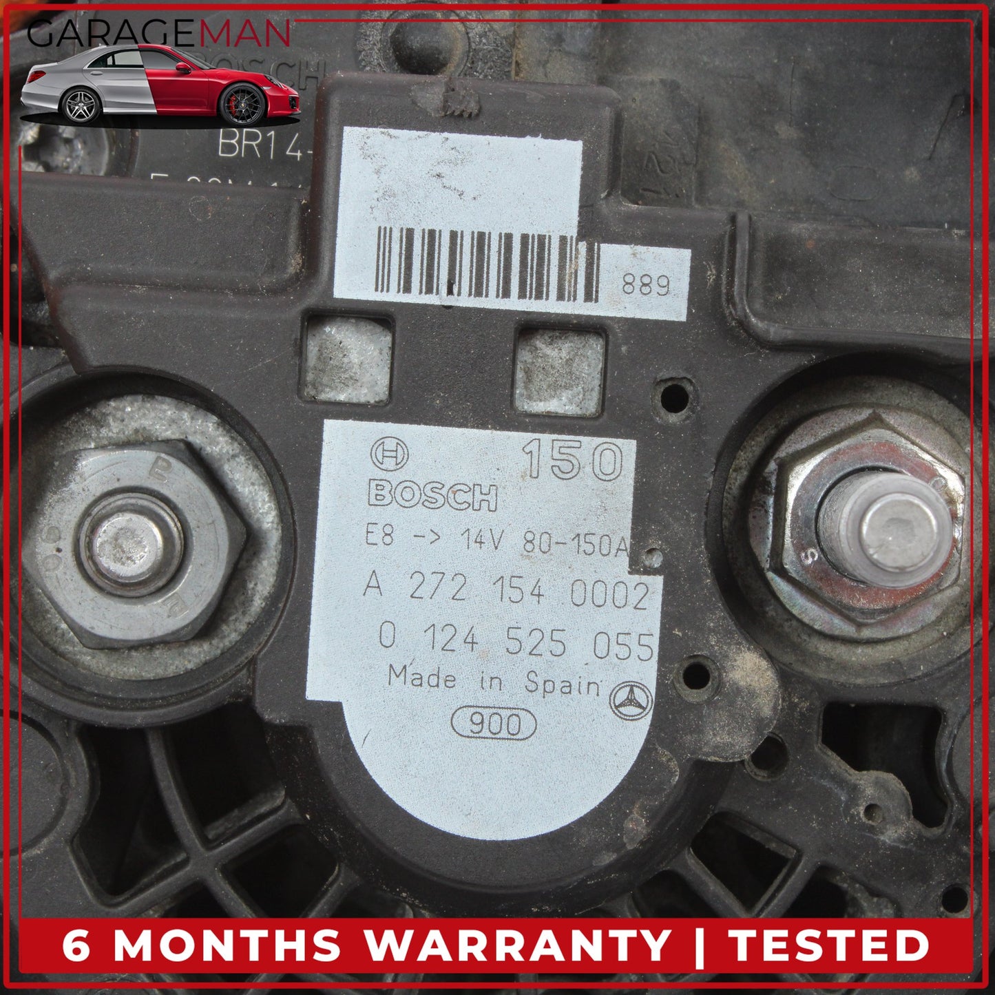 2006-2011 Mercedes W211 E350 SLK300 Generator Alternator 150 AMP 2721540002 OEM