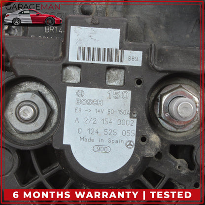 2006-2011 Mercedes W211 E350 SLK300 Generator Alternator 150 AMP 2721540002 OEM