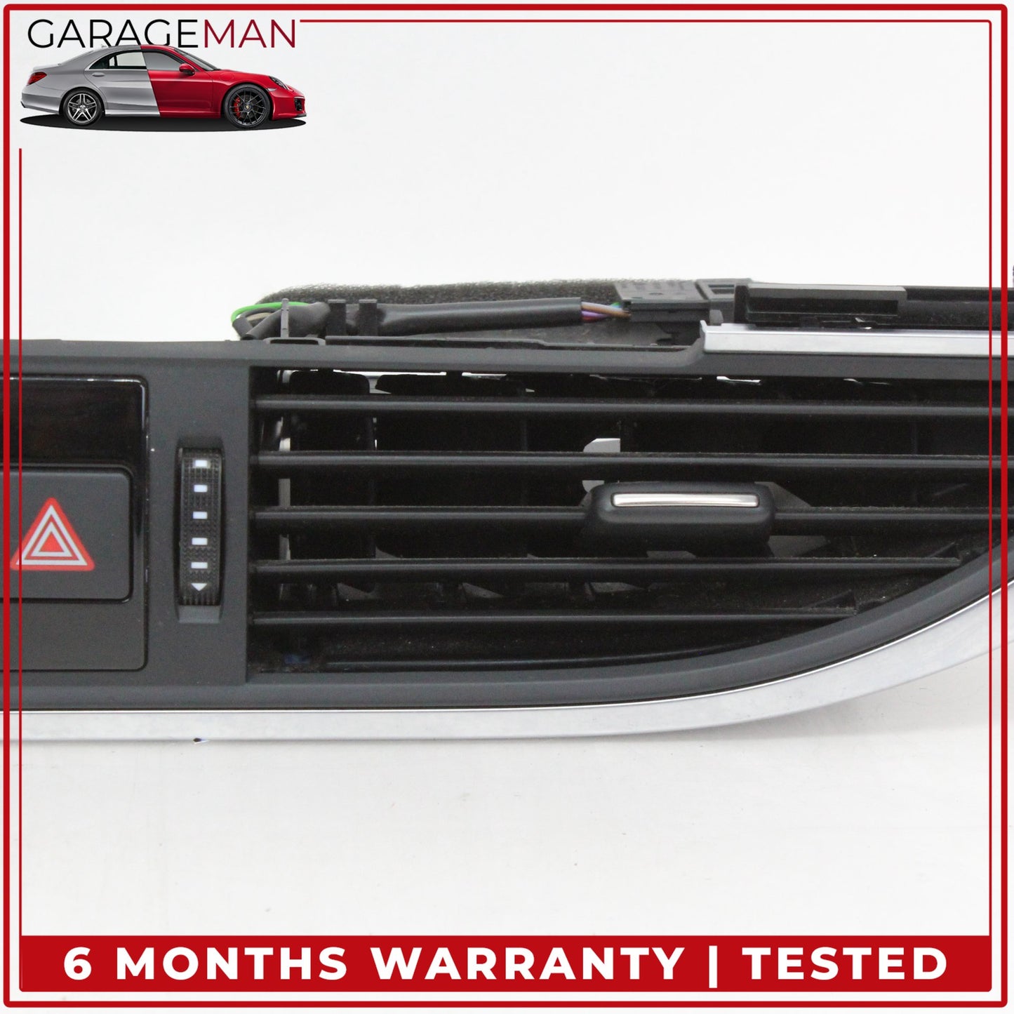 2012-2018 Audi A6 A7 Front Center Dashboard AC A/C Air Vent w/ Hazard Light OEM