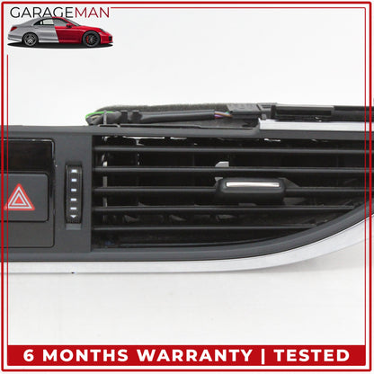 2012-2018 Audi A6 A7 Front Center Dashboard AC A/C Air Vent w/ Hazard Light OEM