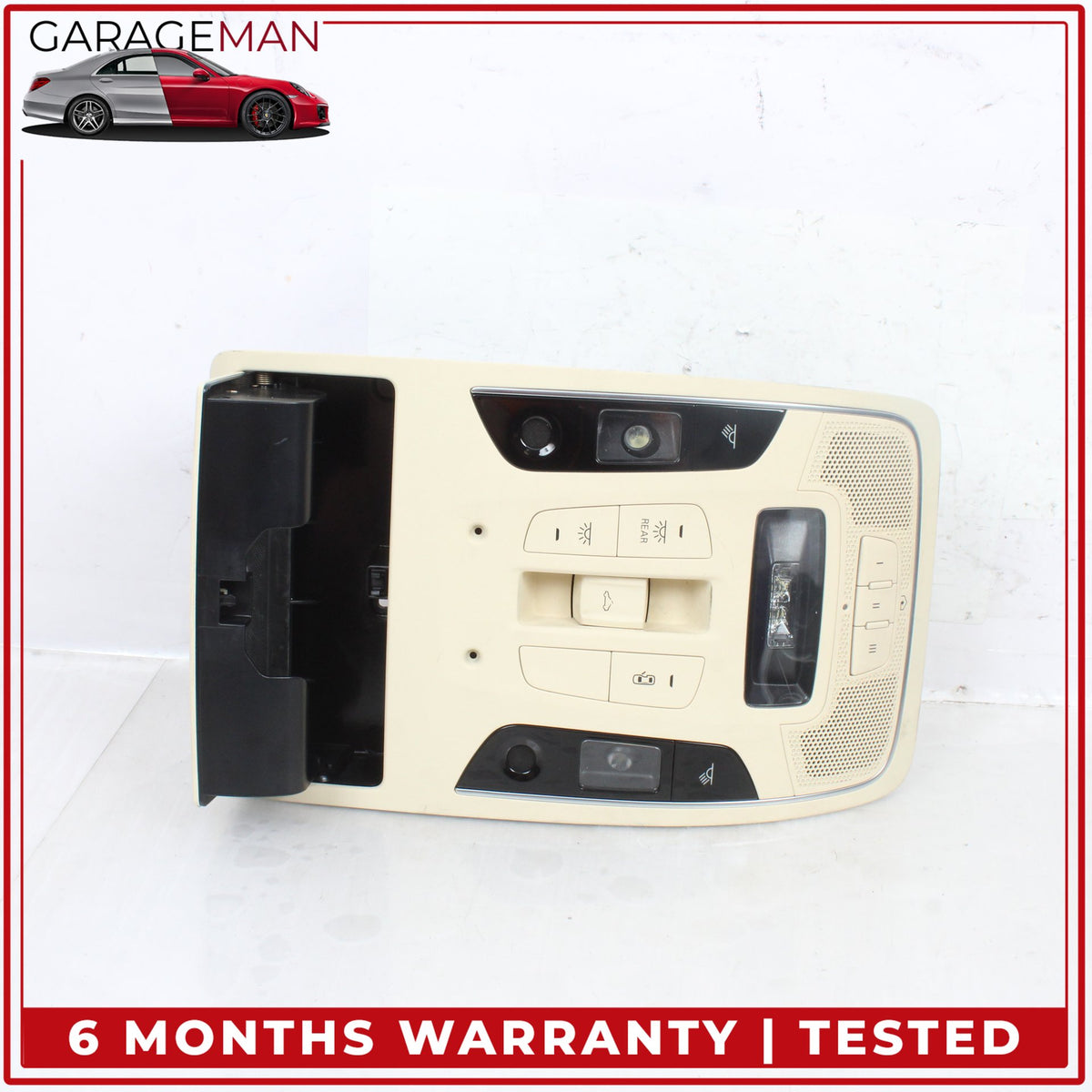 2012-2018 Audi A6 A7 Front Upper Overhead Dome Light Lamp Beige 4G0959719 OEM