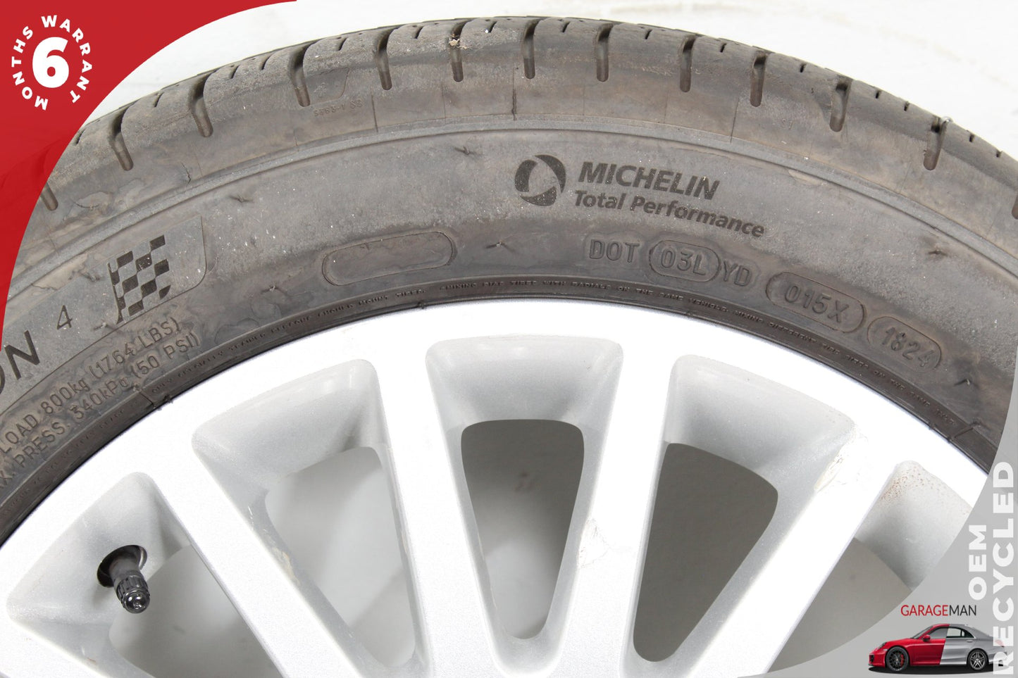 2002-2005 Ford Thunderbird 16 Spoke Wheel Rim w/ Tire 17X7.5JX60 4W631007BC OEM
