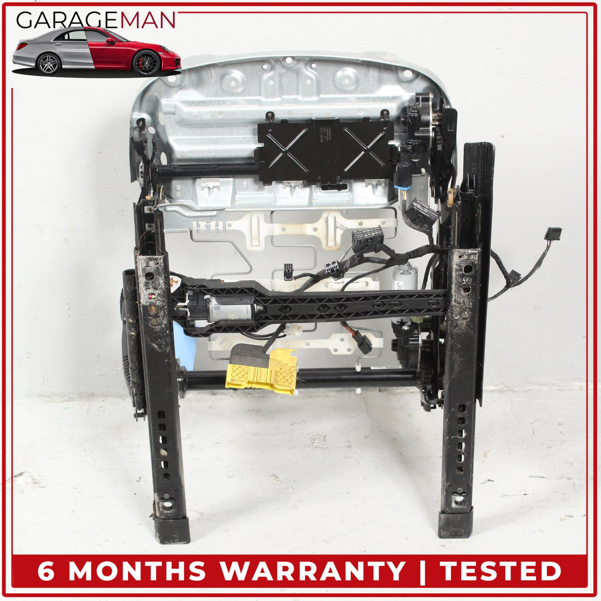 2012-2020 BMW 328i F30 Front Left Seat Track Rail Frame w/ Motors 7243527 OEM