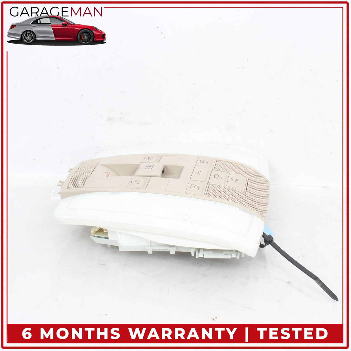 2010-2017 Mercedes C207 E400 Coupe Overhead Dome Light Lamp Beige 2048201923 OEM