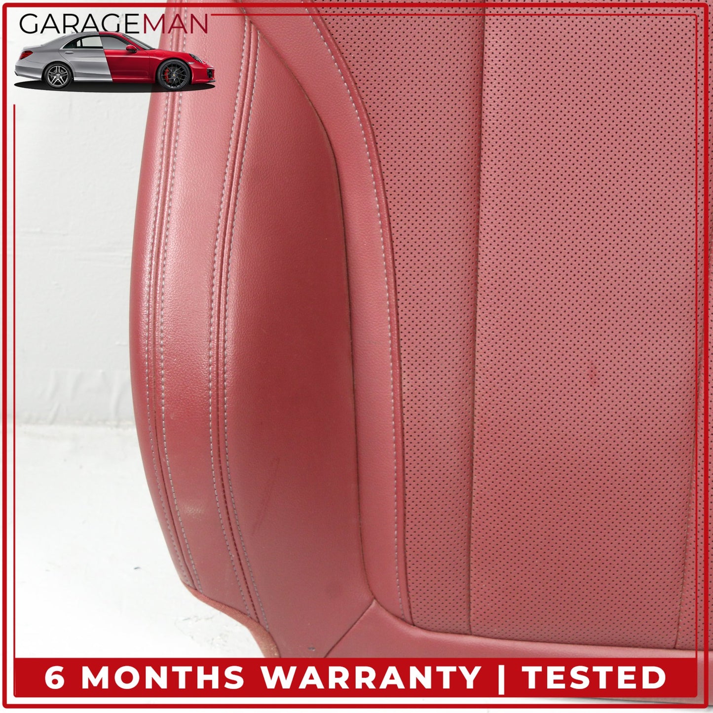 2019-2025 BMW 330i Front Right Passenger Side Top Upper Seat Cushion Red OEM