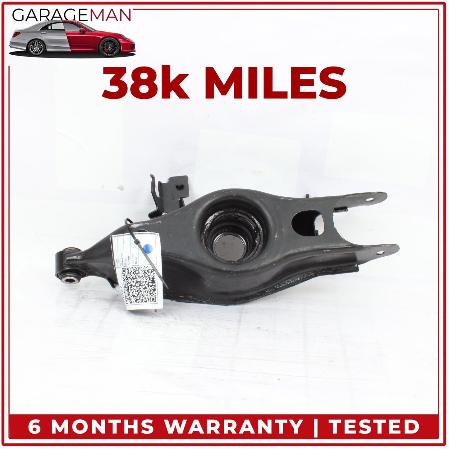 2014-2024 Maserati Ghibli III M157 2WD 3.0L Rear Left or Right Lower Spring Seat Control Arm OEM