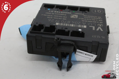 08-14 Mercedes-Benz C300 W204 Right Front Door Control Module 2048701926