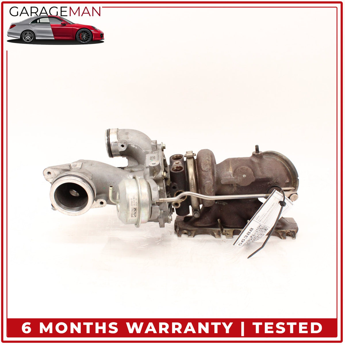 2014-2020 Mercedes W212 E400 M276 Right Turbocharger Turbo Charger Manifold OEM
