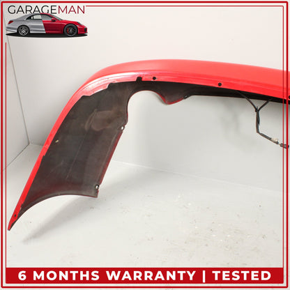 1999-2001 Porsche 911 996 Rear Bumper Cover Red 99650541108 OEM