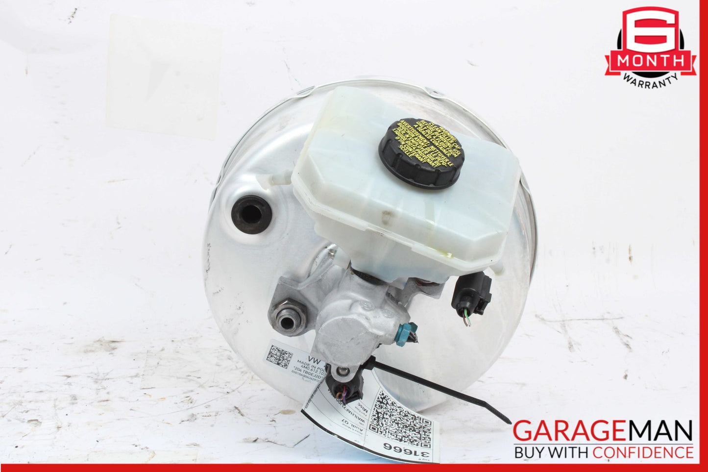 2017-2024 Audi Q7 Power Brake Booster Master Cylinder w/ Reservoir 4M0612103N