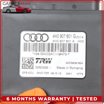2012-2018 Audi A6 A7 Electronic Parking Brake Control Module Unit 4H0907801G OEM