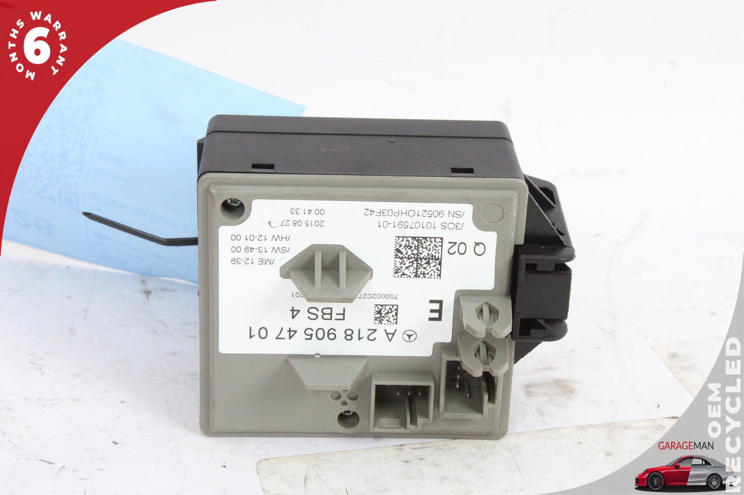 2014-2020 Mercedes-Benz E400 W207 Coupe Ignition Switch Module w/ Key 2189054701 Genuine