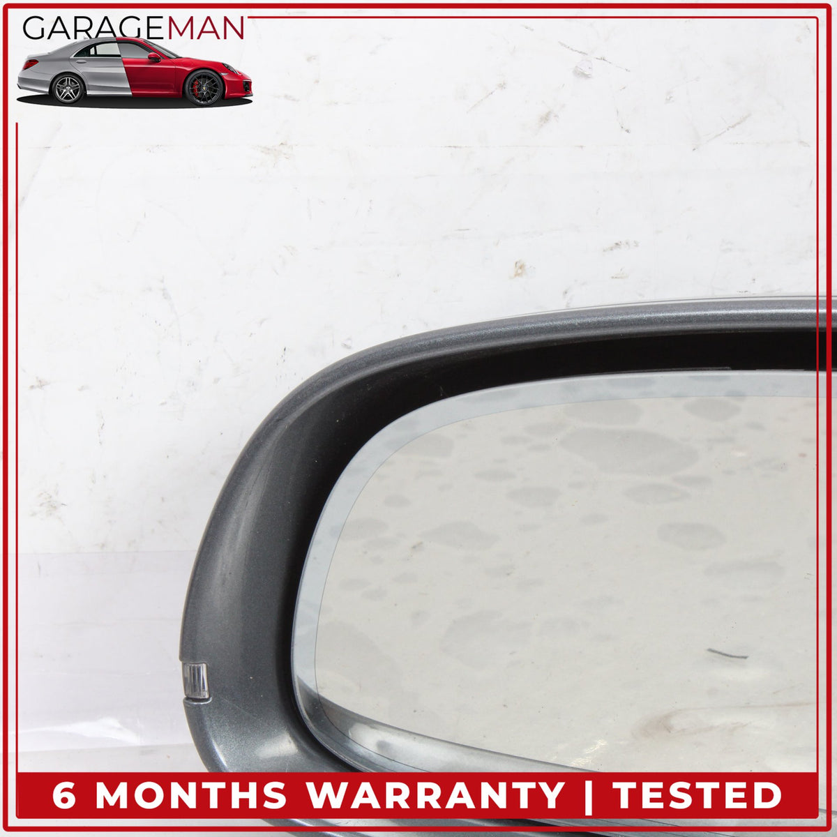 2010-2016 Audi A4 S4 Front Left Driver Side Door Rear View Mirror Gray OEM